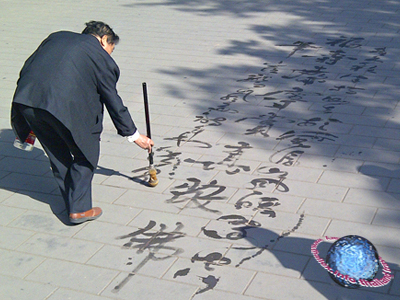 Chinese on sale water calligraphy